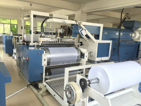 Extrusion Coating Line (for TPU Toe Puff, Heel Counter Materials)