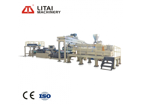 Full automatic PET PLA sheet extruder