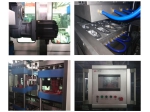 Full automatic three stations plastic thermoforming machine