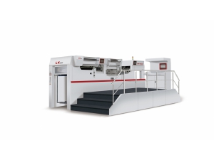 LK106MT Automatic foil stamping and die cutting machine with 5shafts foil feeding