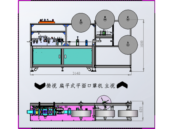 BH-200P Disposable Face Mask Machine with Ear Loop