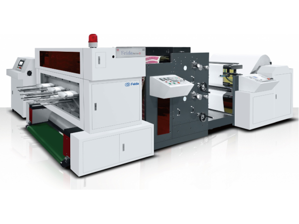 Roll Die Punching Machine inline Flexo Printer