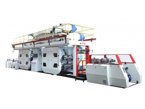 Satellite type flexographic printing machine