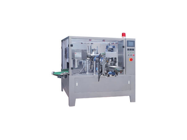 Rotary Pouch Packing Machine (Opening Pouch by Pressure)
