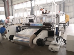 High precision sheet cutting machine with delaminating system