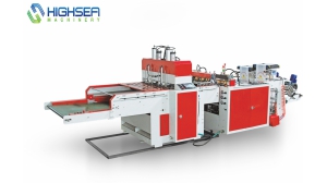 HSGN-450X2 EPC Two lines T-shirt bag making machine